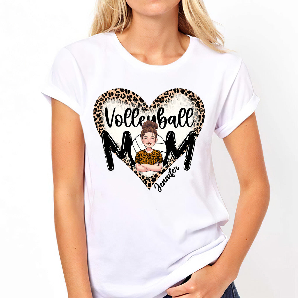 Volleyball-Mama – Personalisiertes Volleyball-T-Shirt und Hoodie