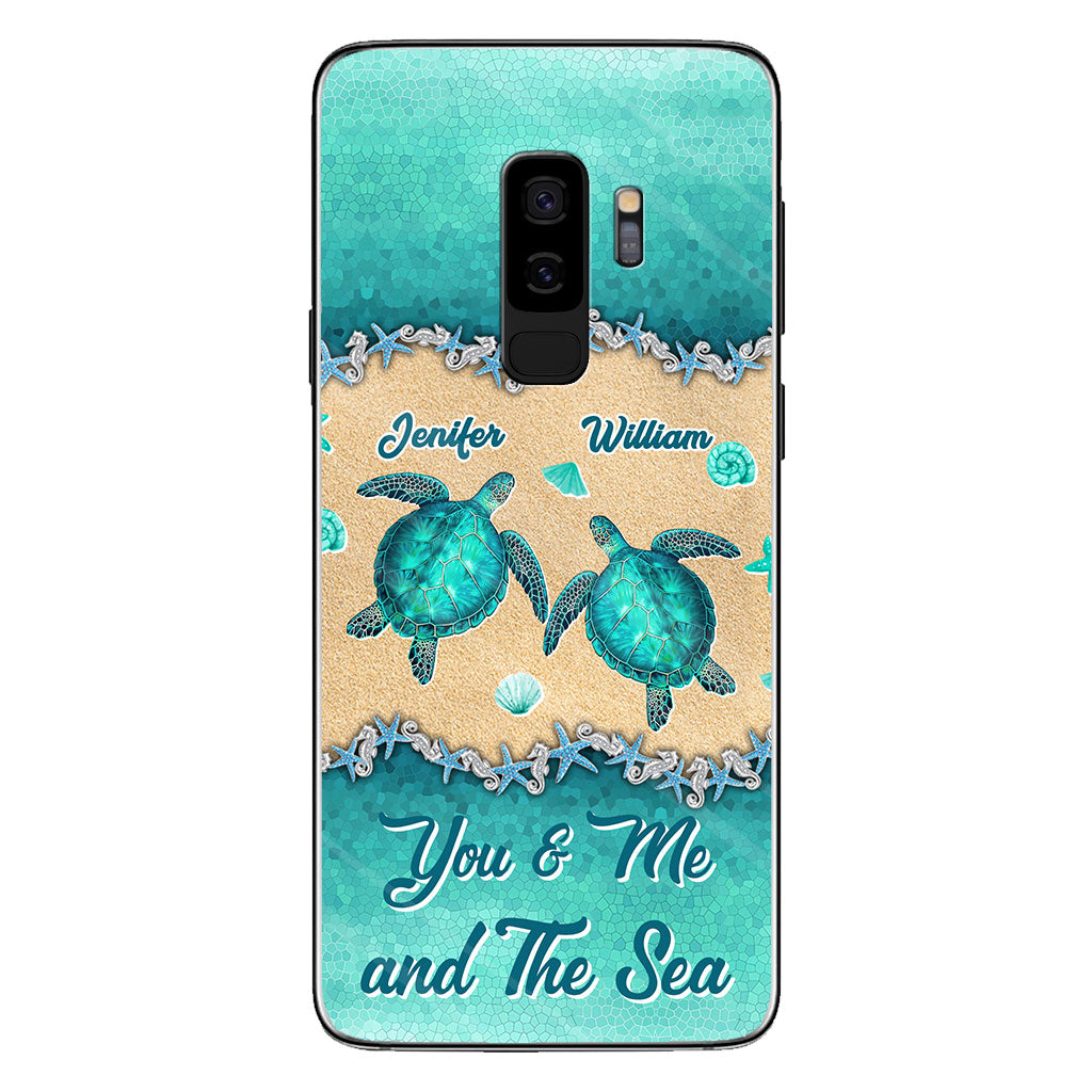 Salty Lil' Beach - Personalized Turtle Phone Case
