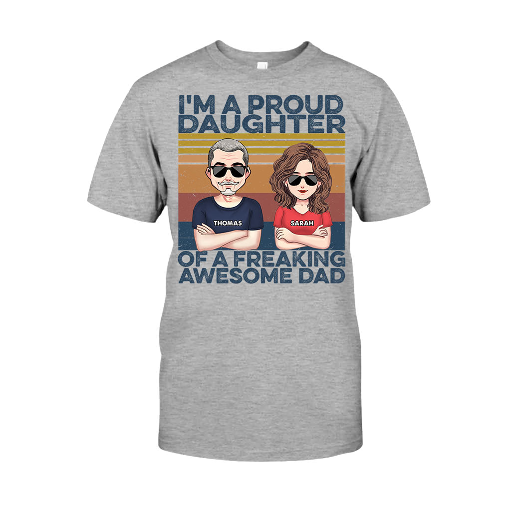 Wie der Vater, so der Sohn – Geschenk für Papa – Personalisiertes T-Shirt und Hoodie