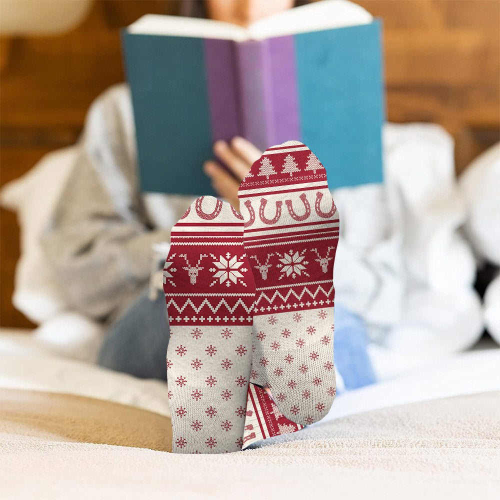 Ho Ho Horse - Personalisierte Pferdesocken