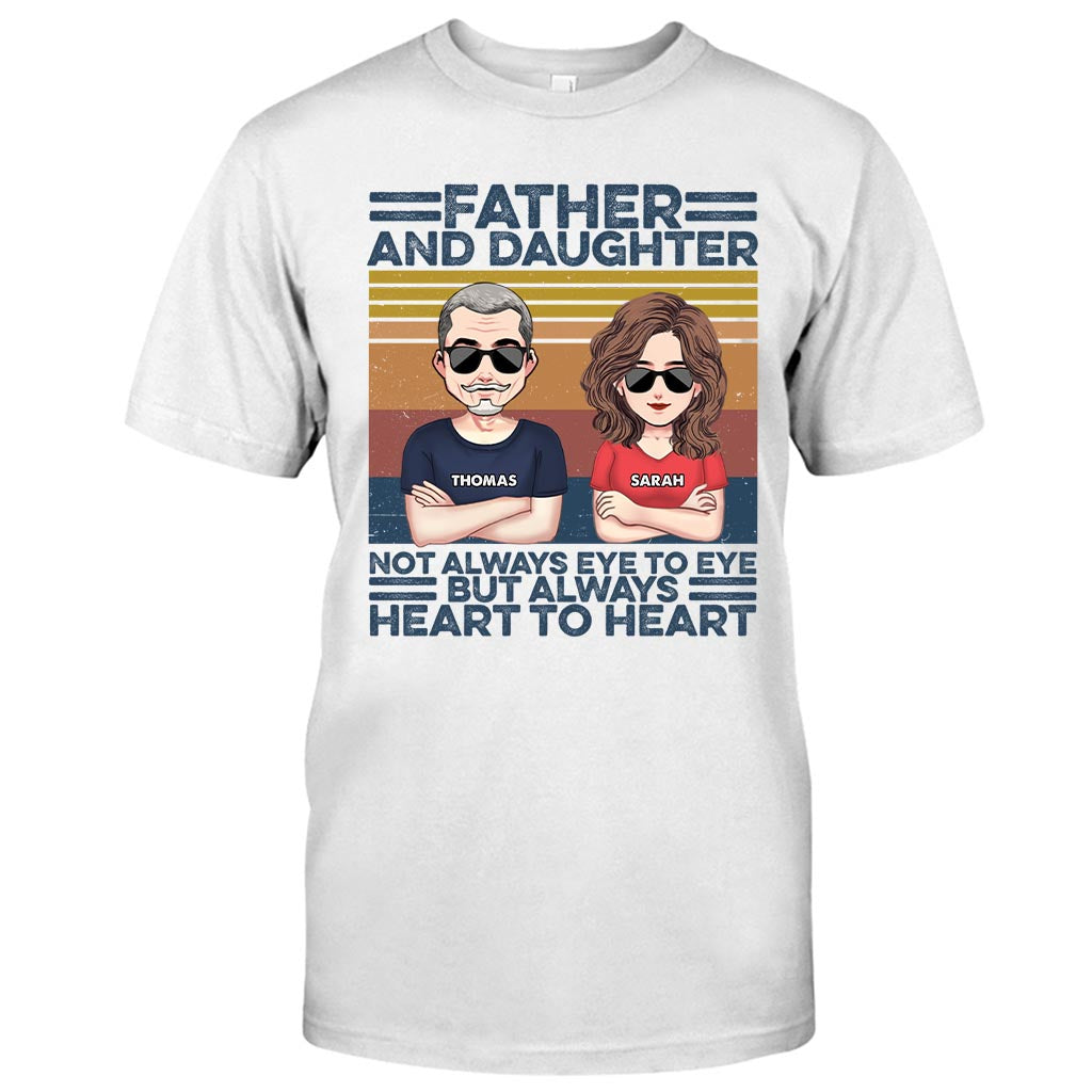 Wie der Vater, so der Sohn – Geschenk für Papa – Personalisiertes T-Shirt und Hoodie