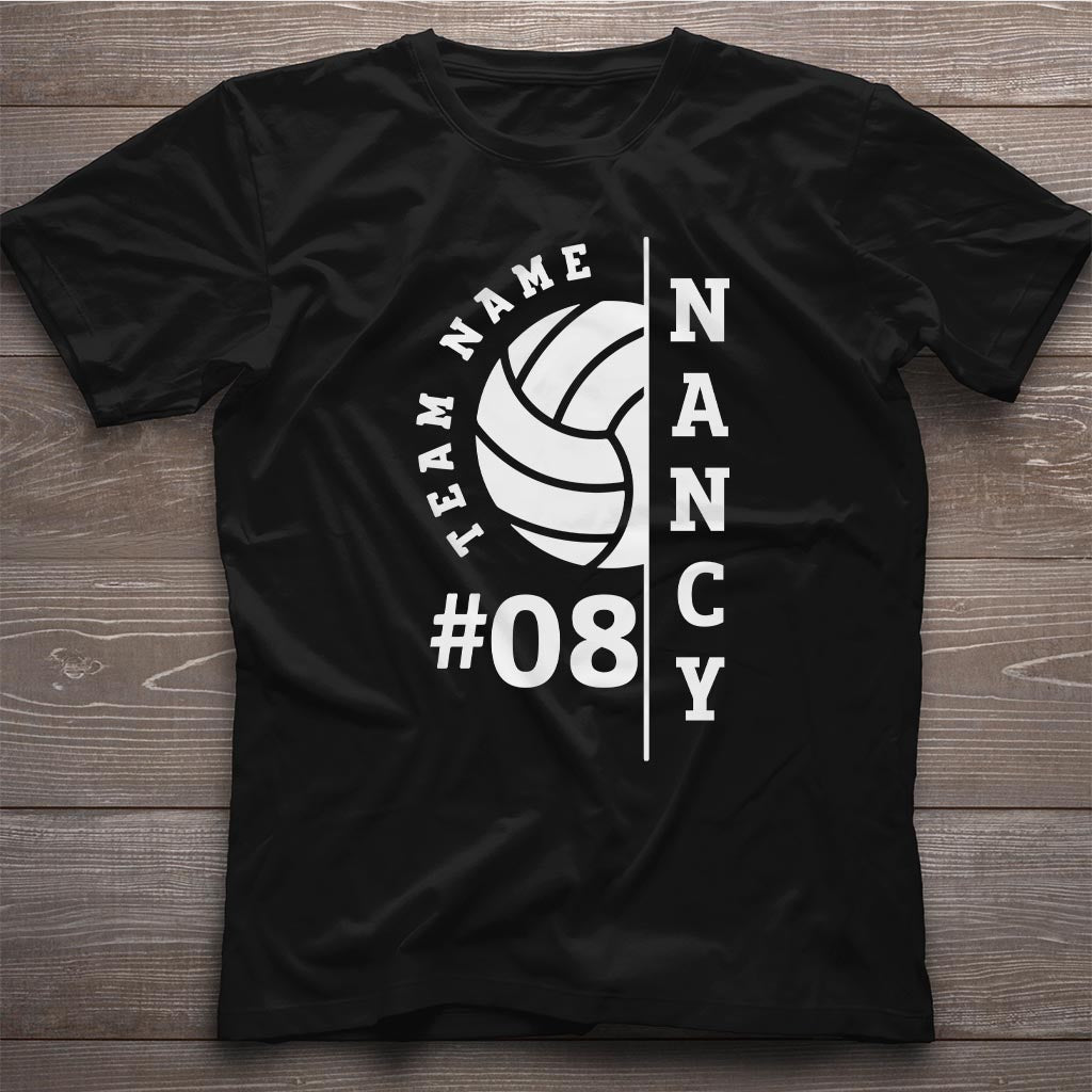 Volleyball lieben – Personalisiertes Volleyball-T-Shirt und Hoodie