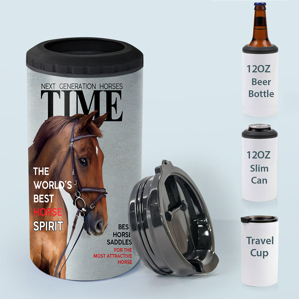 Magazine Covers - Personalized Horse Can Cooler