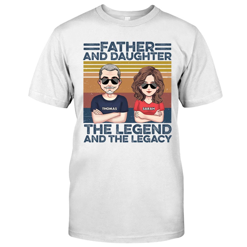 Like Father Like Son - Gift for dad, dad - Personalized T-shirt And Hoodie