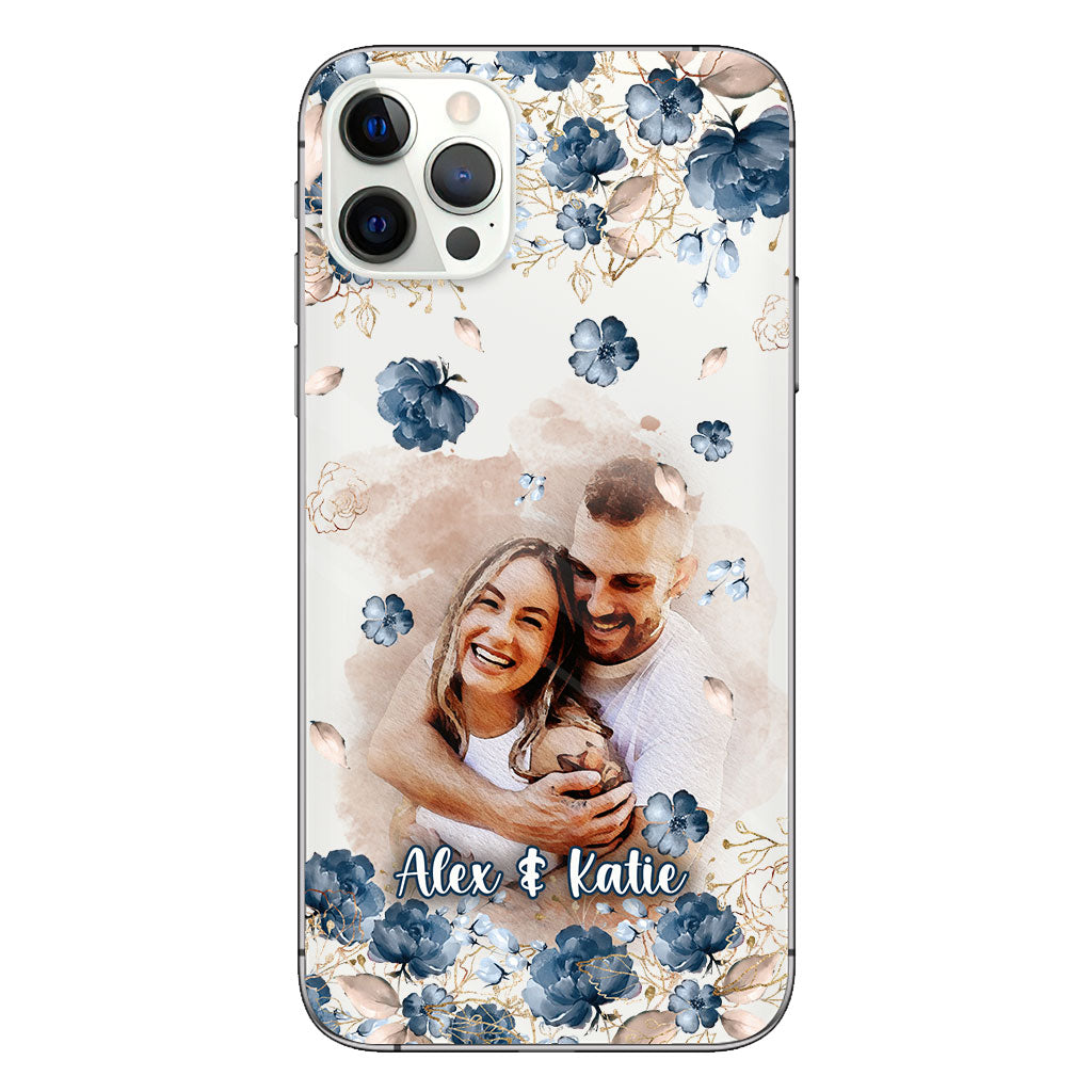 Floral Phone Case - Personalized Clear Phone Case