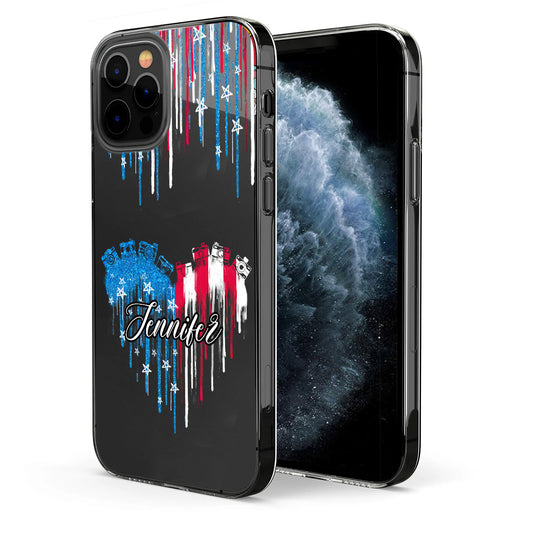 Liebe zur Fotografie – Personalisierte transparente Handyhülle für Fotografie