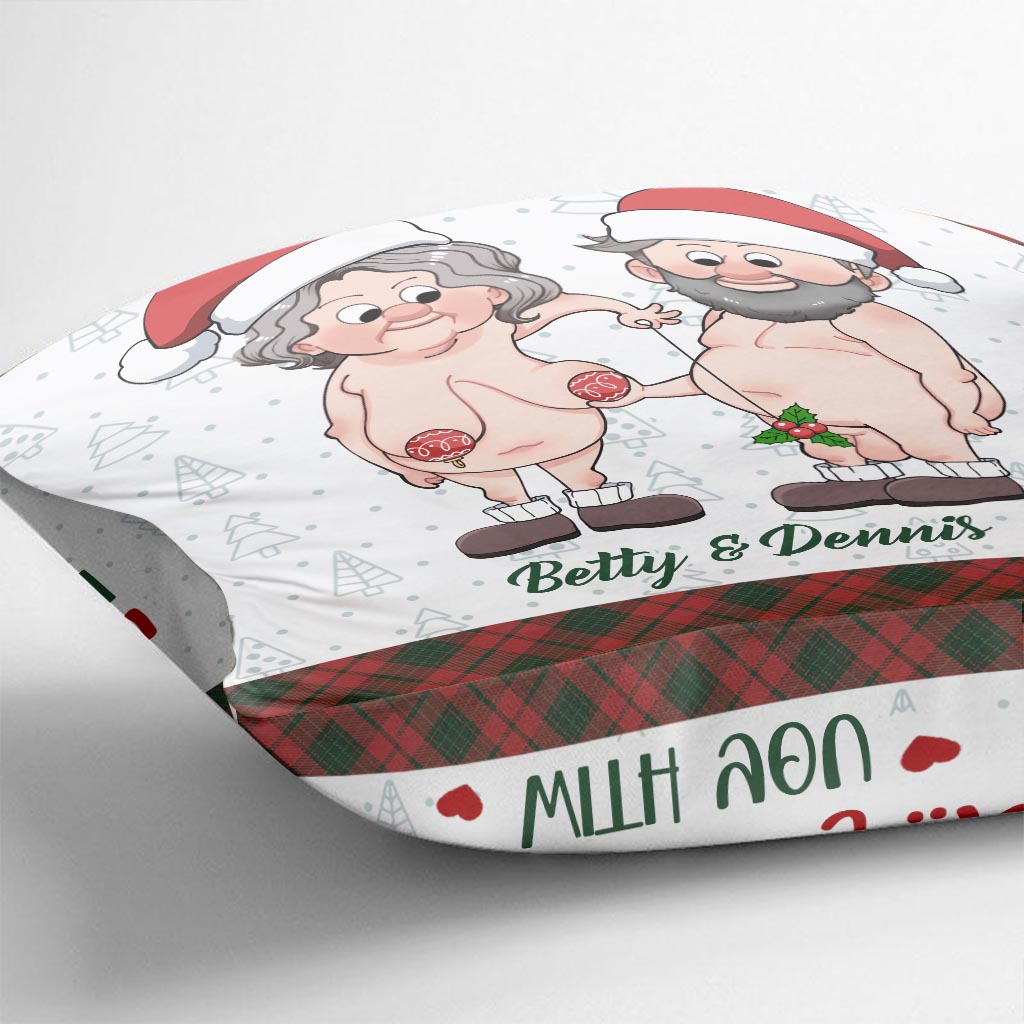 Ich werde mit dir alt – Geschenk für Freund/Freundin – Personalisiertes Dekokissen