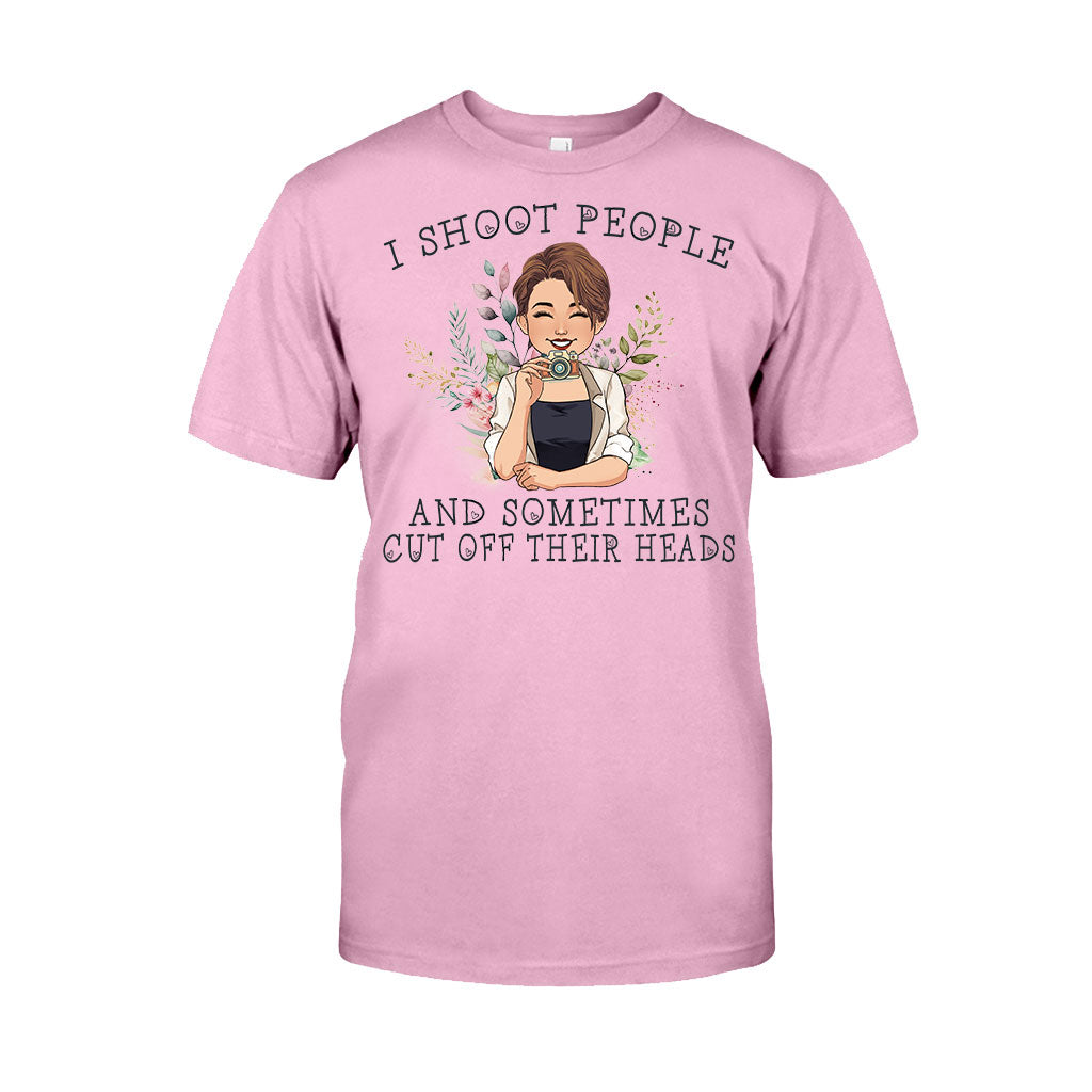 Ich fotografiere Menschen – Personalisiertes Fotografie-T-Shirt und Hoodie