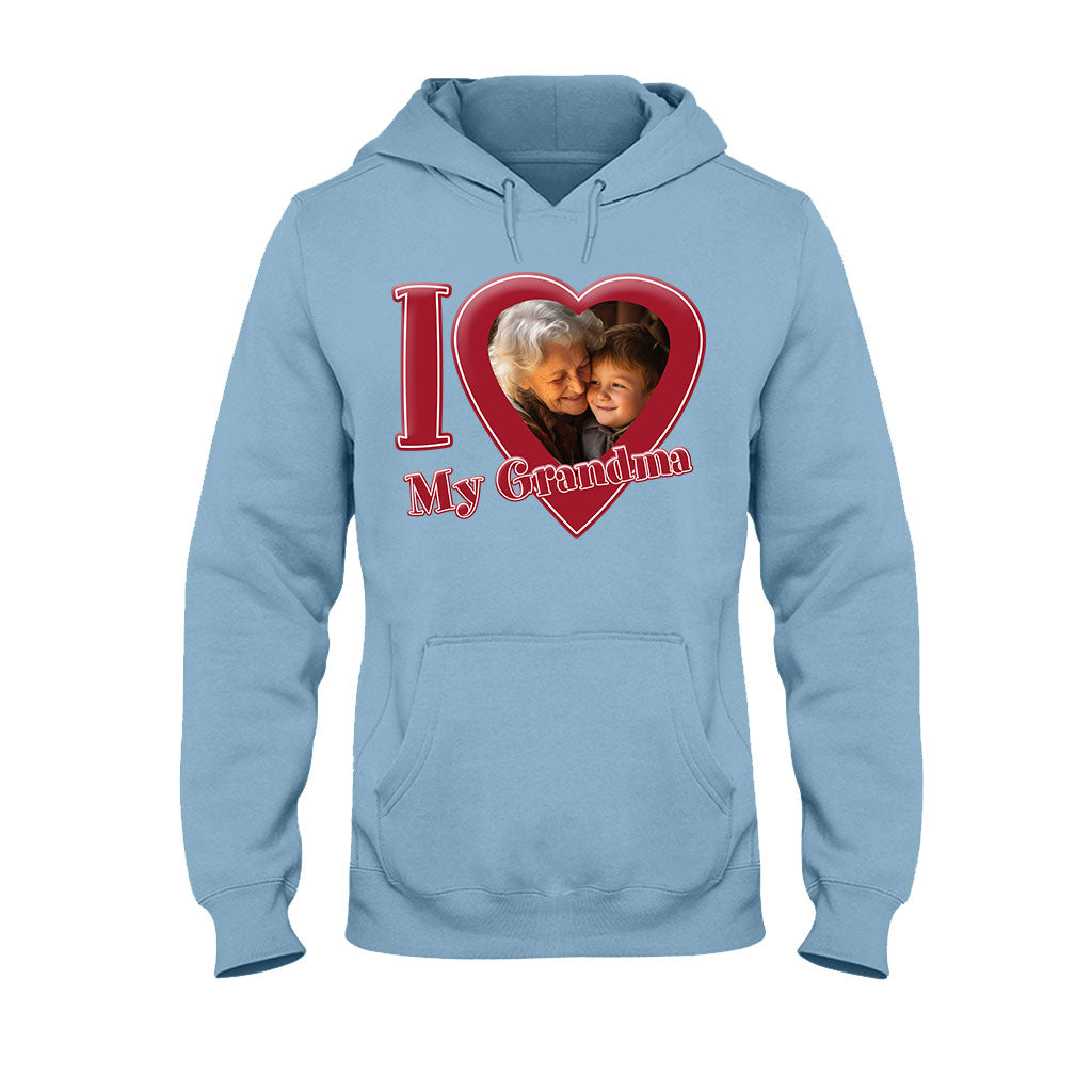 Ich liebe meine Oma/Nana/Mama... - Personalisiertes Oma-T-Shirt und Hoodie