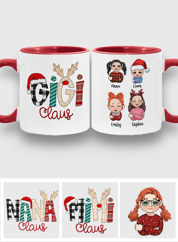 Gigi Claus - Personalisierte Tasse mit Oma-Akzent