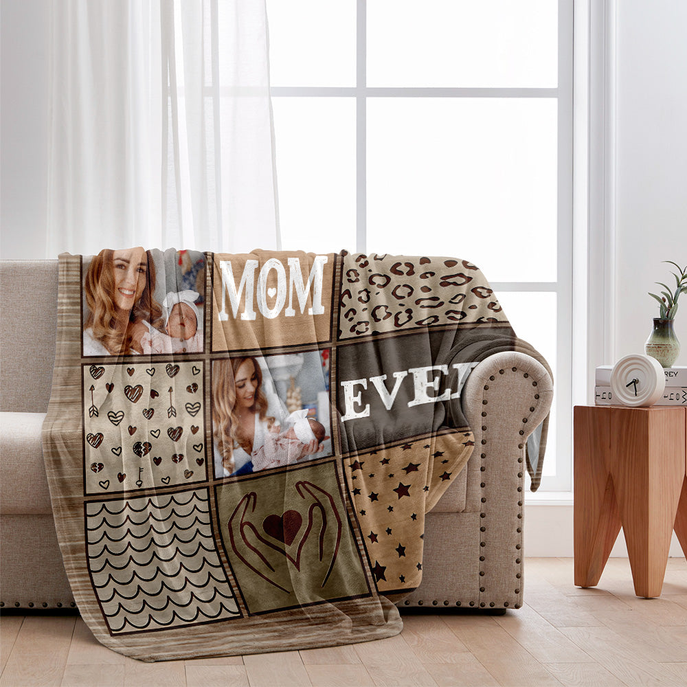 Beste Mama aller Zeiten – Personalisierte Mutterdecke