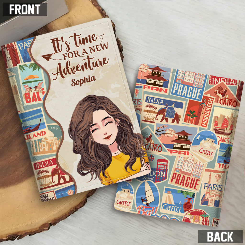 Sammle Momente, nicht Dinge – Reisegeschenk für Mutter, Tochter, Enkelin, Ehefrau, Freundin, Freundin – Personalisierter Passhalter