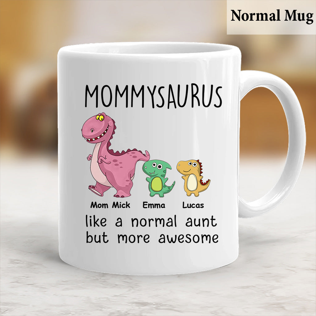Wie eine normale, nur viel cooler – Geschenk für Mama, Oma, Opa, Papa, Tante, Onkel – Personalisierte Tasse
