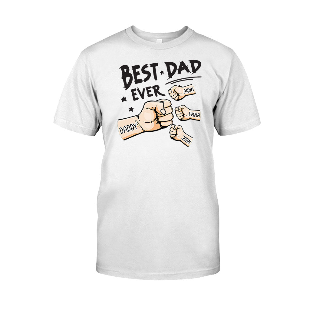 Der beste Papa aller Zeiten – Personalisiertes Vater-T-Shirt und Hoodie