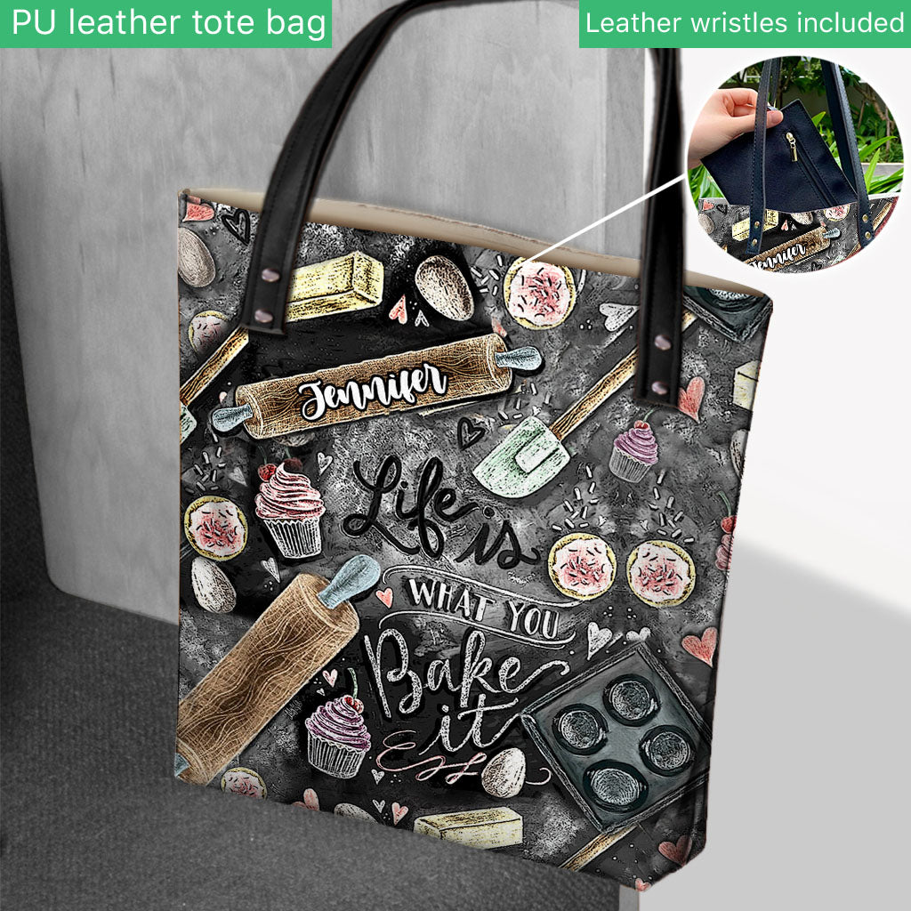 Das Leben ist, was du daraus backst – personalisierte Backtasche