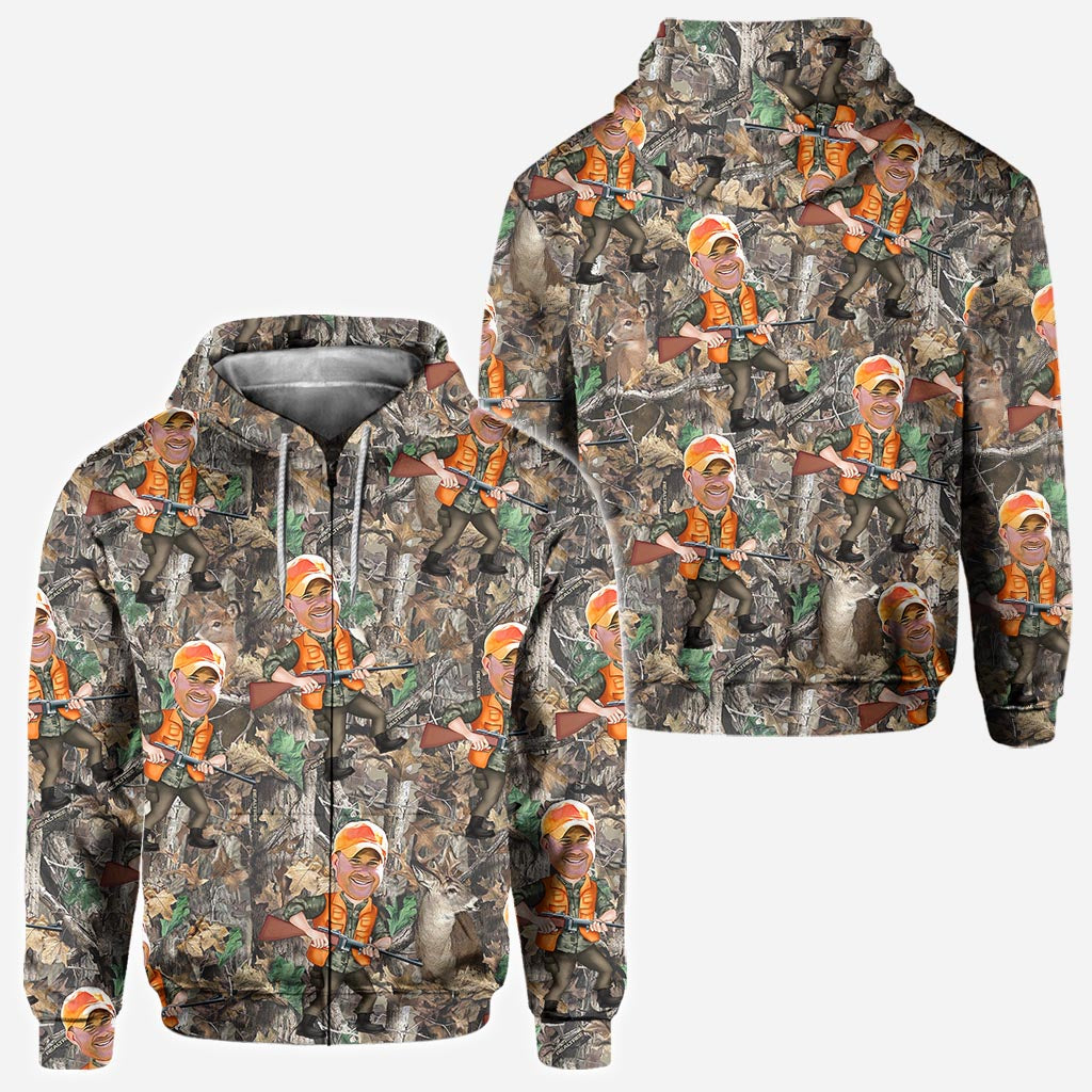 Foto eingefügter Jäger - Personalisiertes Jagd-T-Shirt