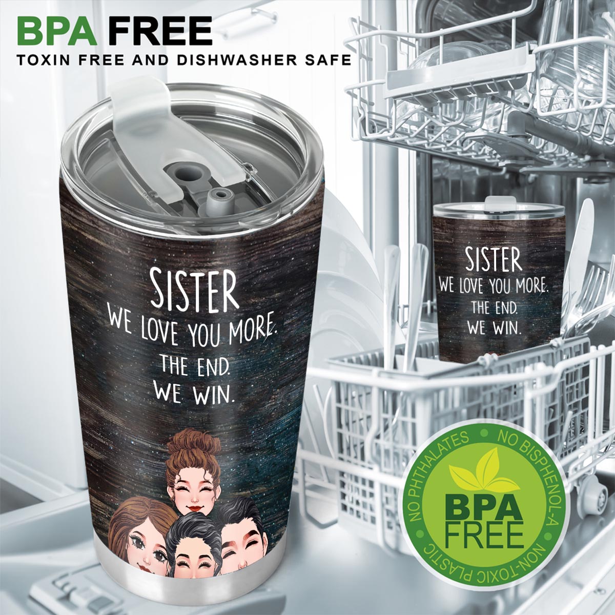 Papa, ich liebe dich mehr – Geschenk für Papa, Oma, Opa, Mama, Onkel, Tante – Personalisierter Trinkbecher