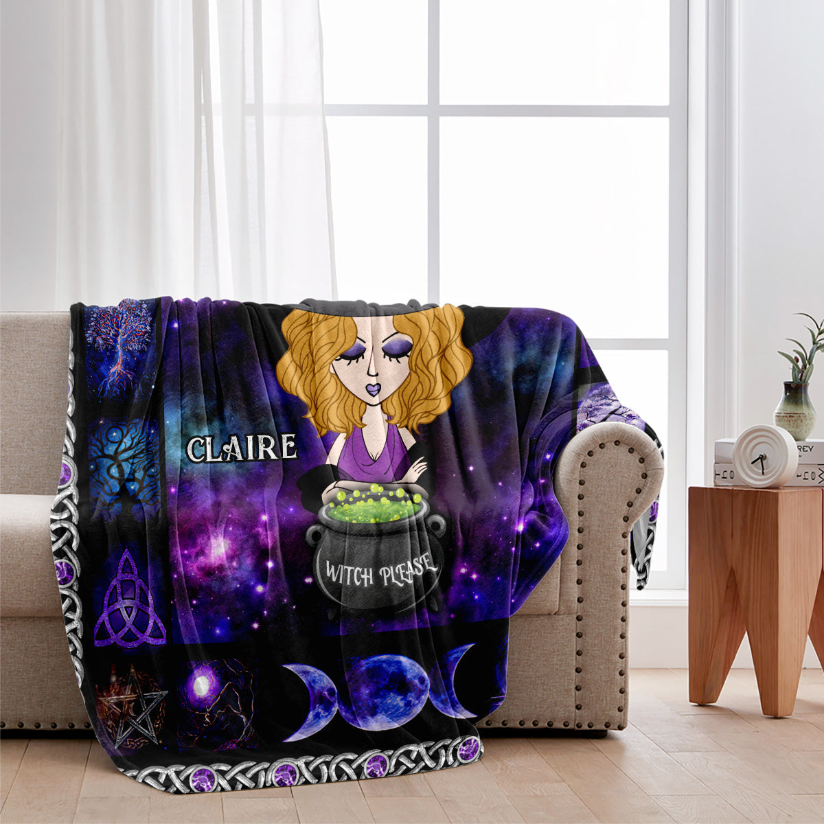 Hexe bitte – Personalisierte Hexendecke