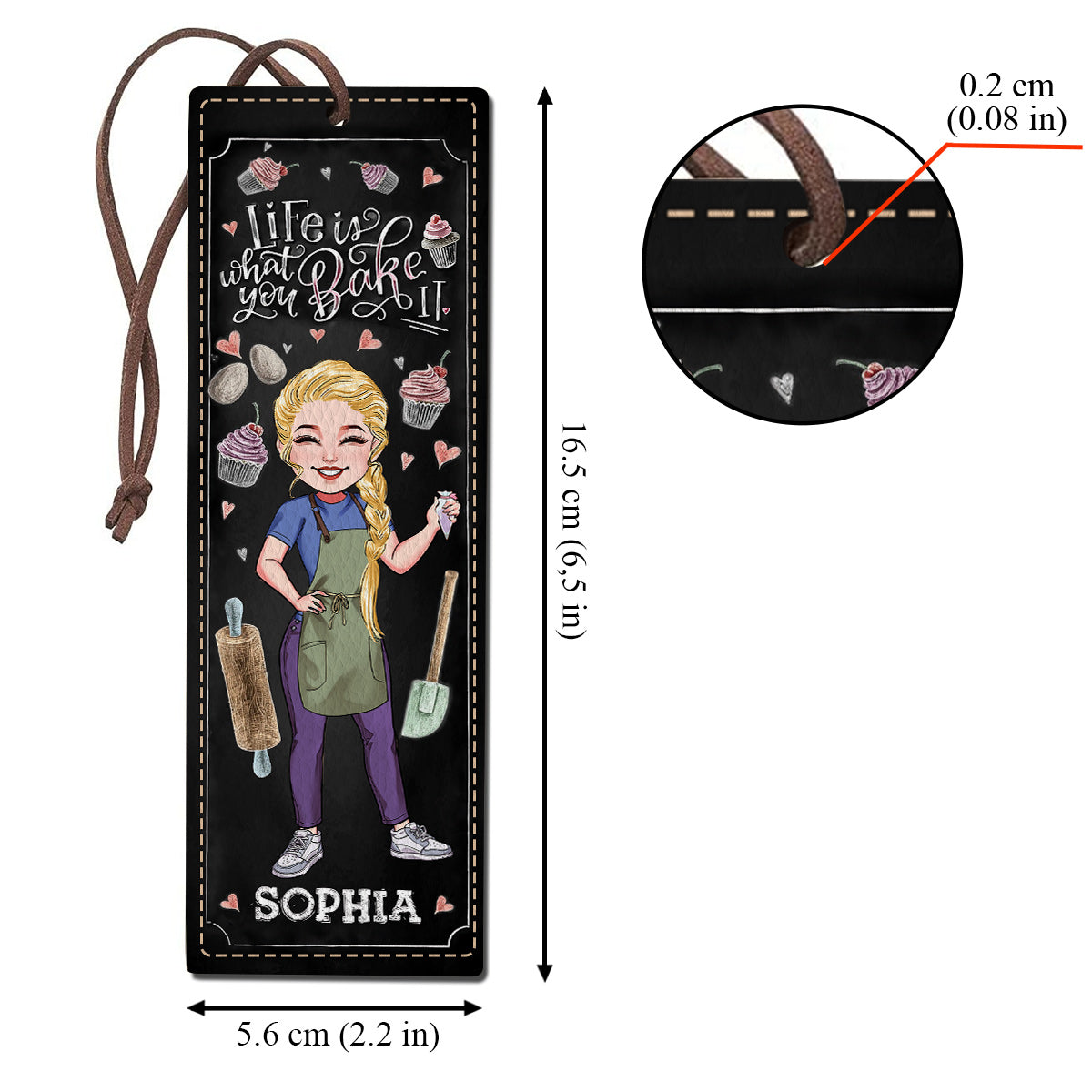 Das Leben ist, was du daraus backst – Personalisierte Lesezeichen aus Leder