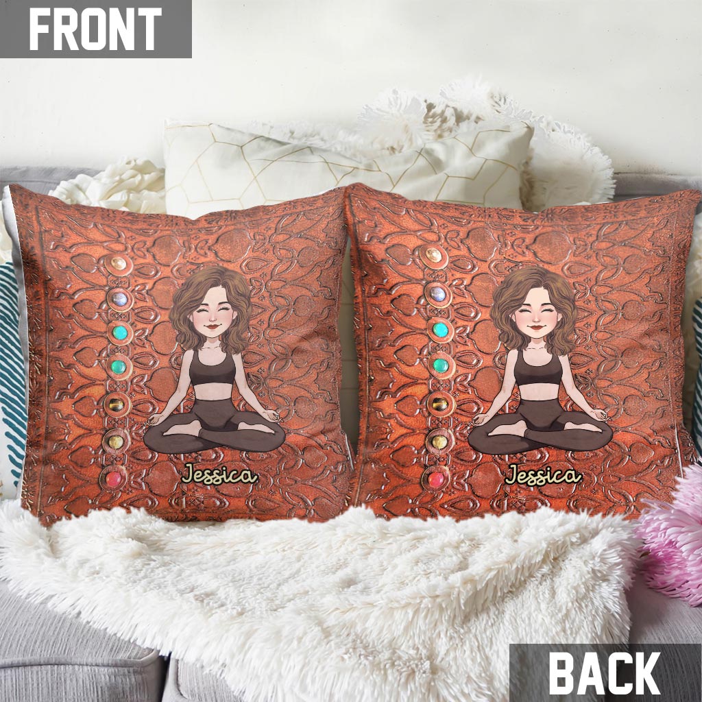 Namaste – Personalisiertes Yoga-Kissen