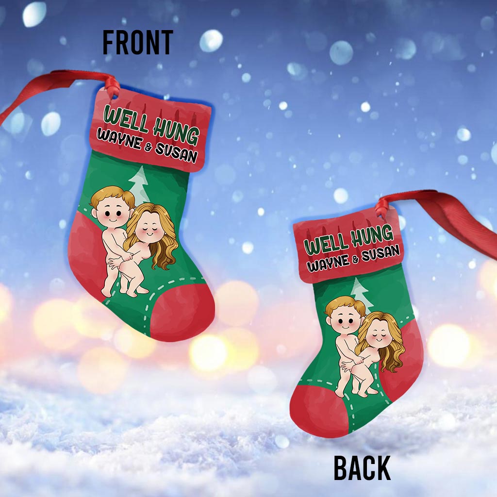 Well Hung - Personalized Couple Ornament