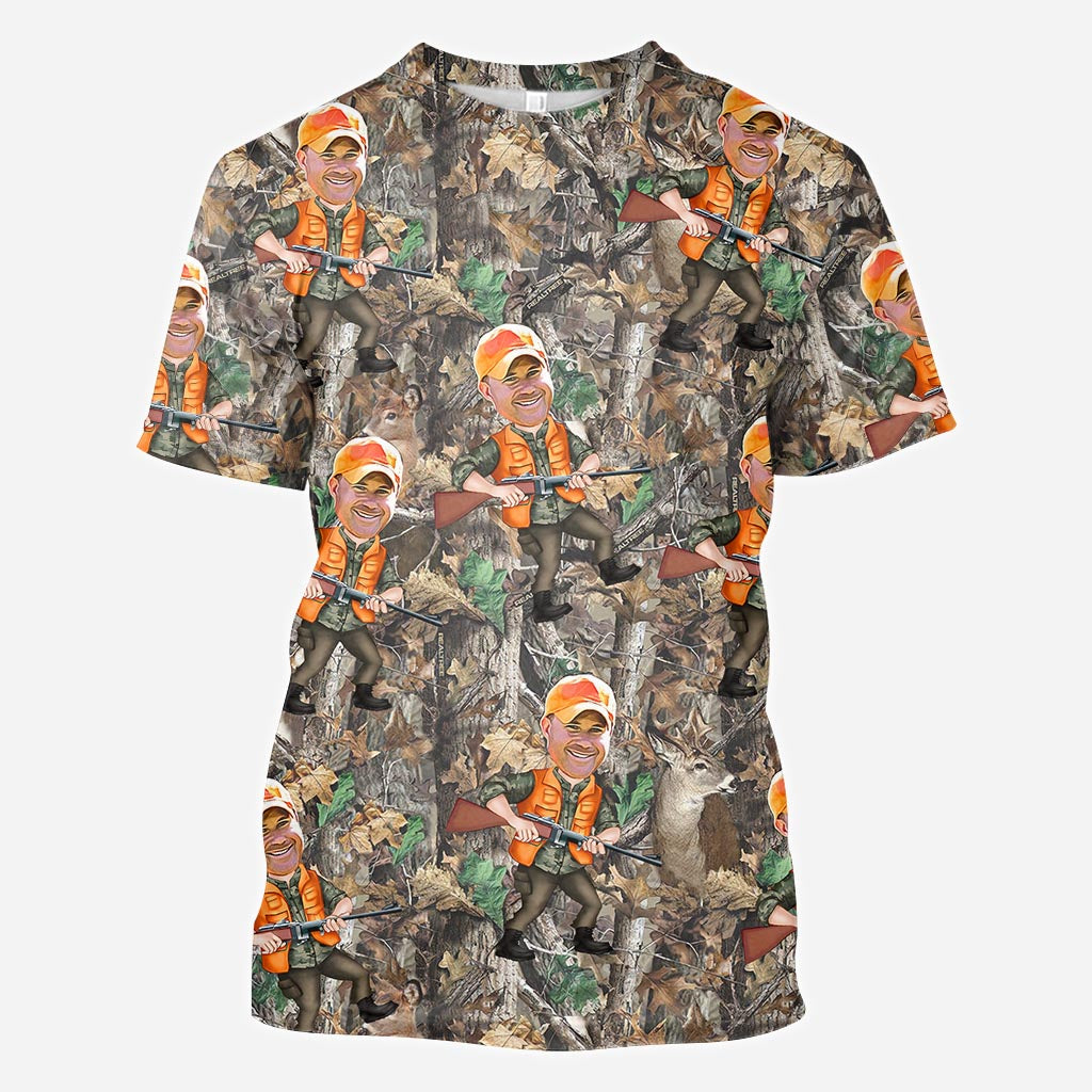 Foto eingefügter Jäger - Personalisiertes Jagd-T-Shirt