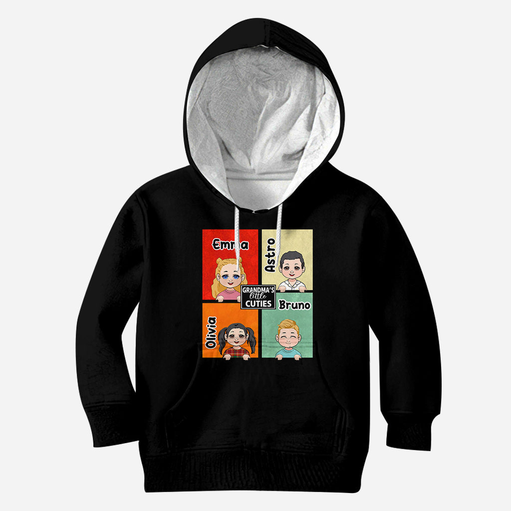 Omas kleine Lieblinge – Geschenk für Oma, Tante – Personalisiertes T-Shirt