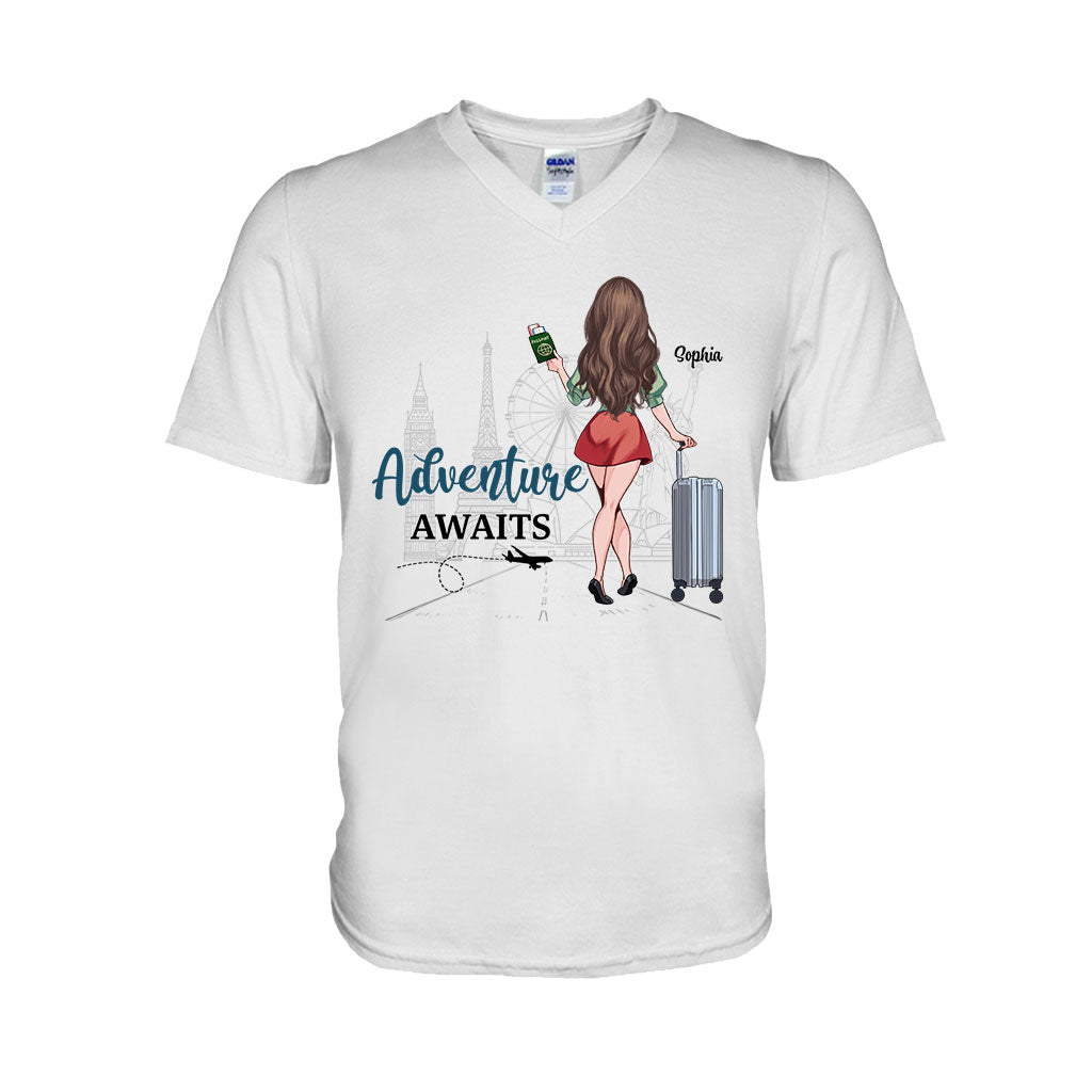 So The Adventure - Travelling gift for mom, daughter, granddaughter, wife, girlfriend, friend - Personalized T-shirt And Hoodie