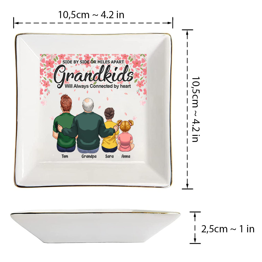 Seite an Seite – Geschenk für Oma und Opa – Personalisierte Schmuckschale