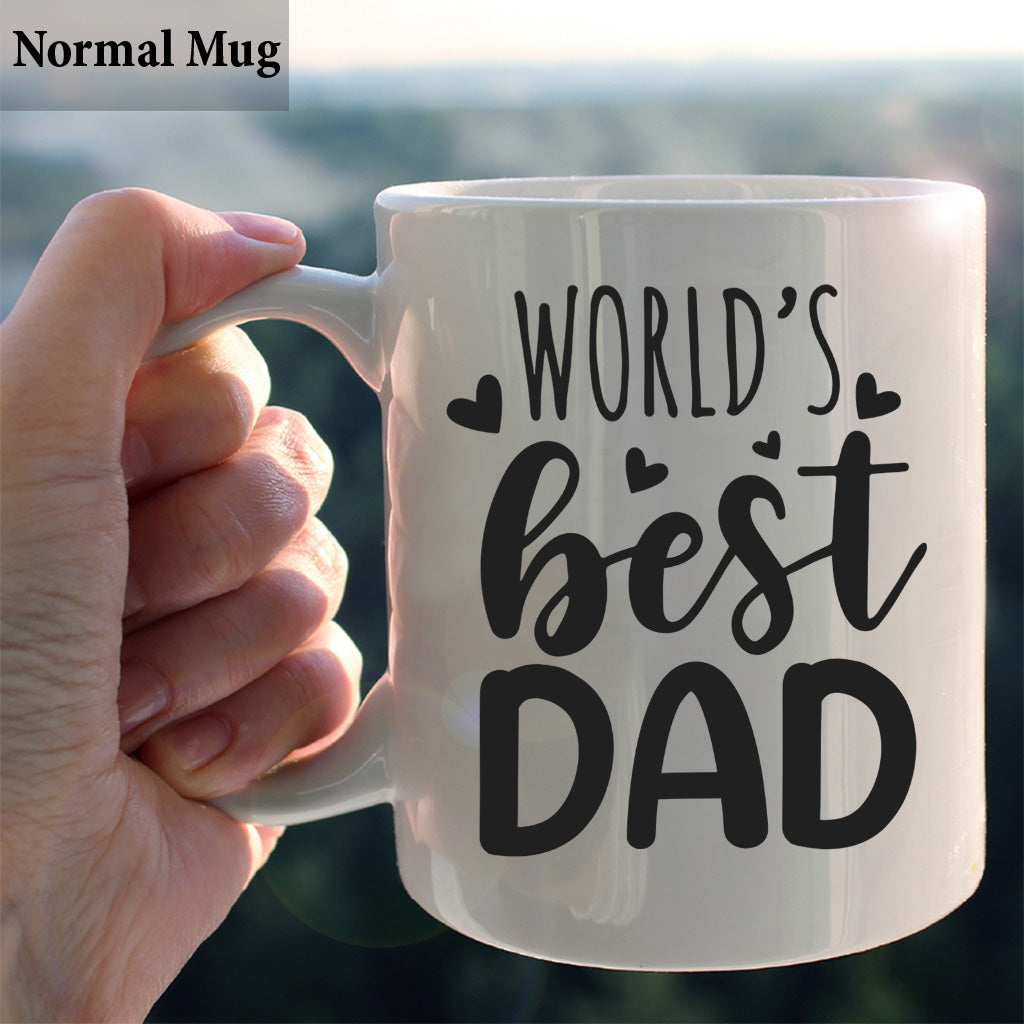 Bester Papa aller Zeiten – Geschenk für Papa, Opa, Onkel, Ehemann – Personalisierte Tasse