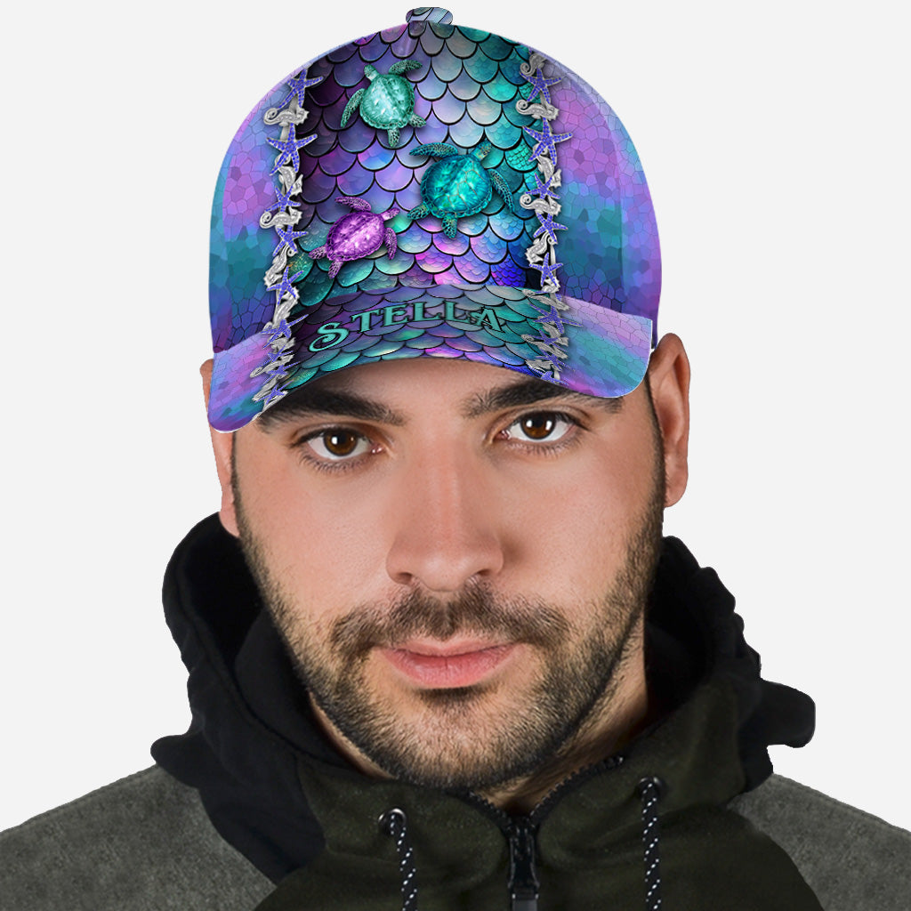 Legend Of The Blue Ocean - Personalized Turtle Classic Cap