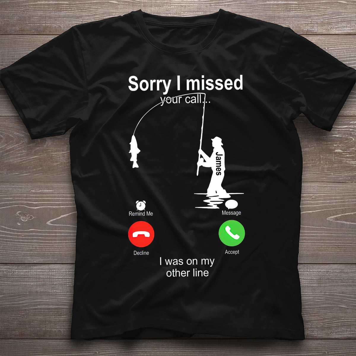 Tut mir leid, dass ich Ihren Anruf verpasst habe, ich war gerade im Gespräch – Personalisiertes Angel-T-Shirt und Hoodie