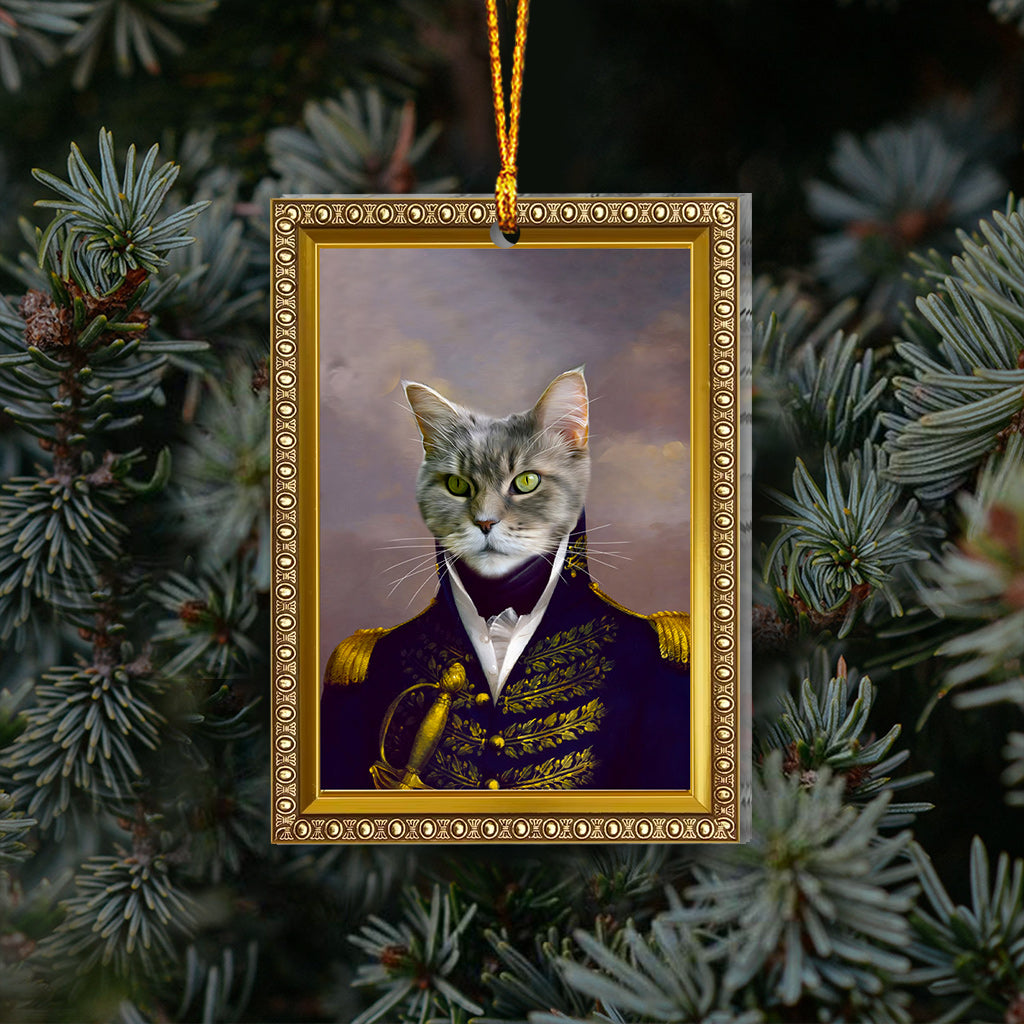 Individuell gestaltetes königliches Porträt im Renaissancestil – personalisierter Hundeanhänger