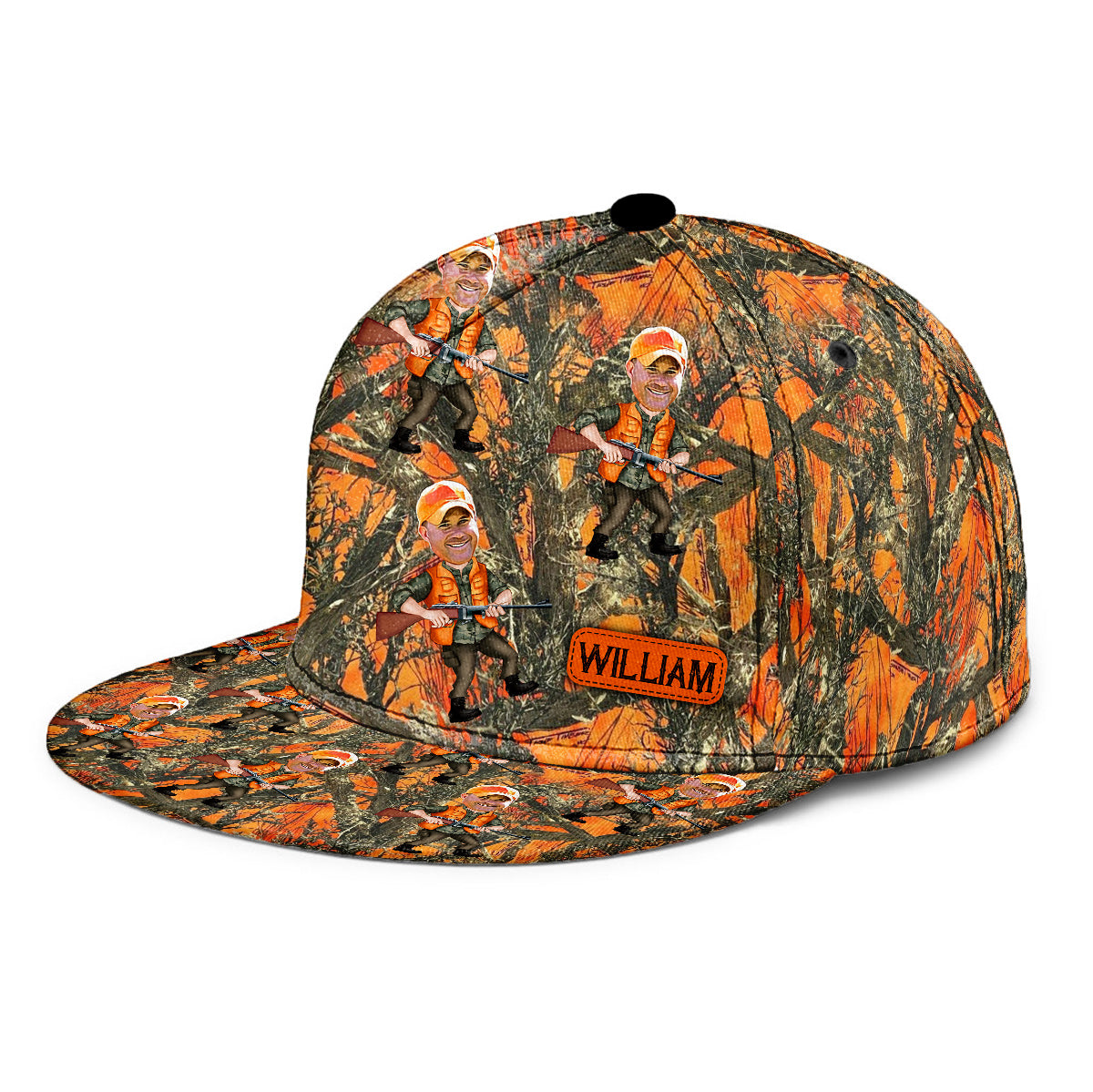 Photo Inserted Hunter - Personalized Hunting Snapback