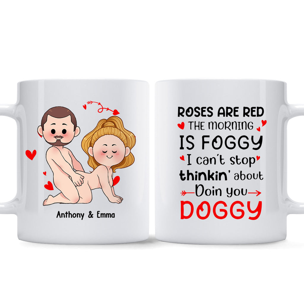 Ich will nur, dass du glücklich bist – Geschenkidee für Paare (Ehemann, Ehefrau, Freund, Freundin) – Personalisierte Tasse