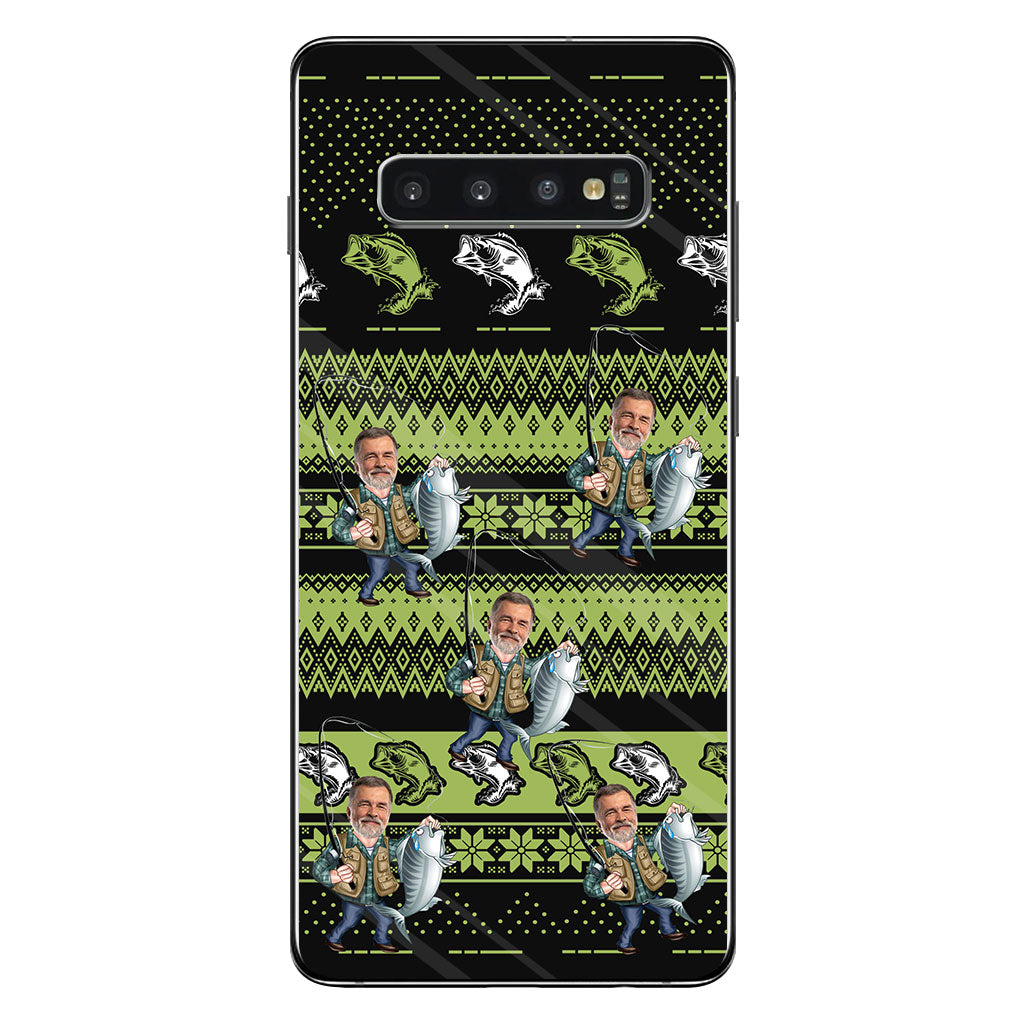 Angel-Fan – Personalisierte Handyhülle zum Thema Angeln