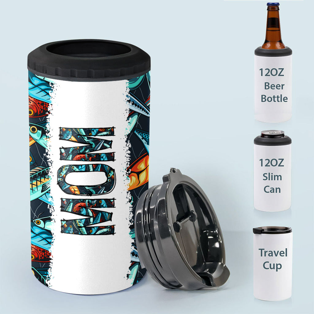 Reel Cool Dad – Angelgeschenk für Papa, Opa, ihn, Ehemann – Personalisierter Dosenkühler