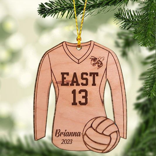 Volleyball lieben – Personalisierter Volleyball-Anhänger