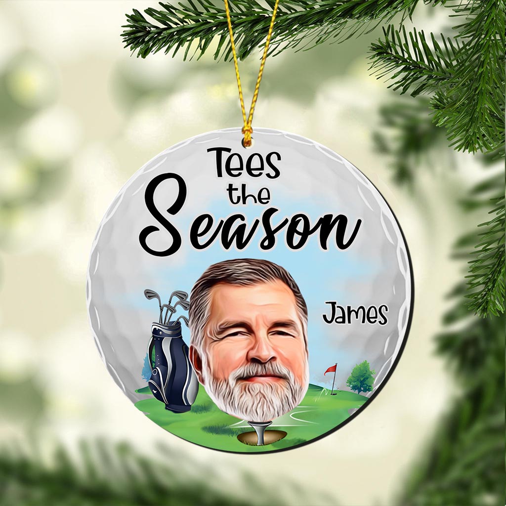 Tees the Season - Personalized Golf Ornament