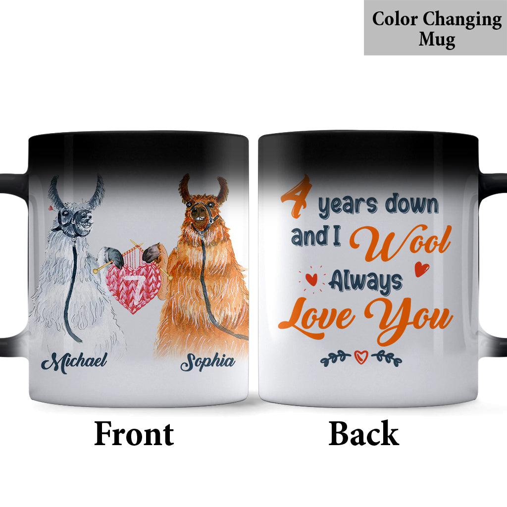 I Wool Always Love You - Personalized Husband And Wife Mug