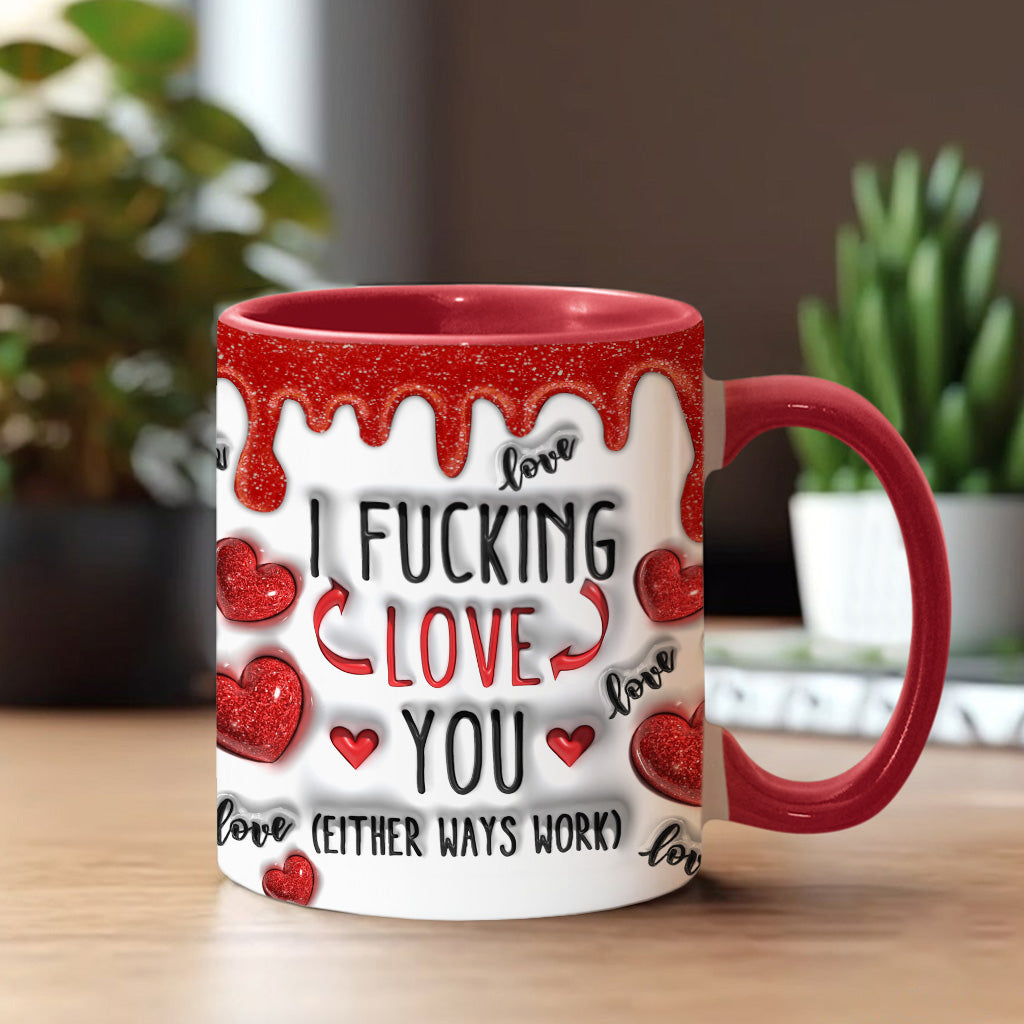 Ich liebe dich – Personalisierte Tasse für Paare