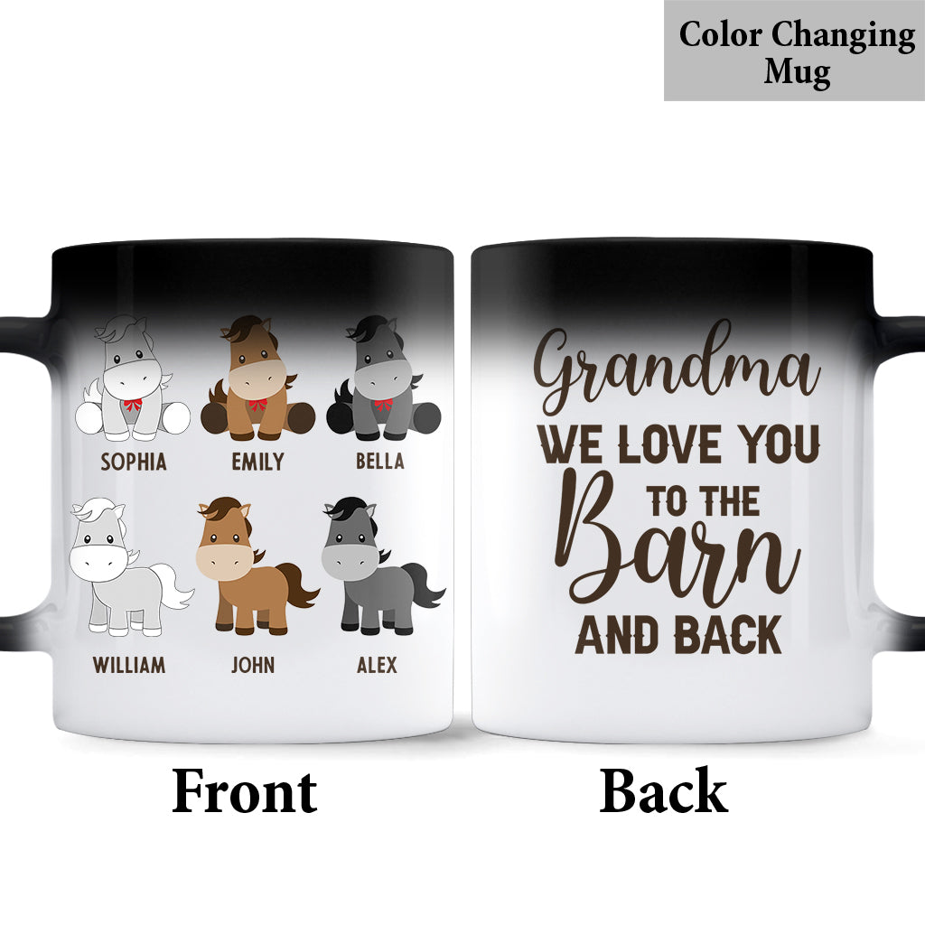 Daddy's Little Ponies – Pferdegeschenk für Papa, Opa, Ehemann, ihn – Personalisierte Tasse