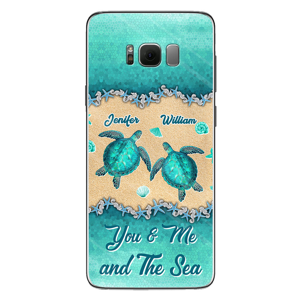 Salty Lil' Beach - Personalized Turtle Phone Case