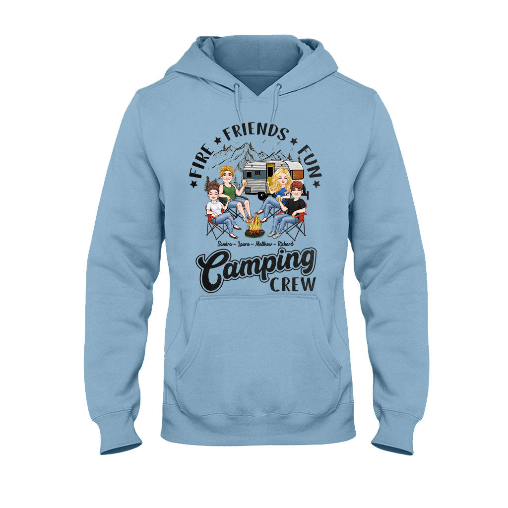 Camping Crew – Personalisiertes Camping-T-Shirt und Hoodie