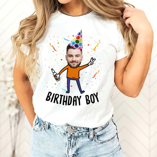 Funny Custom Face Birthday - Personalized Birthday T-shirt And Hoodie