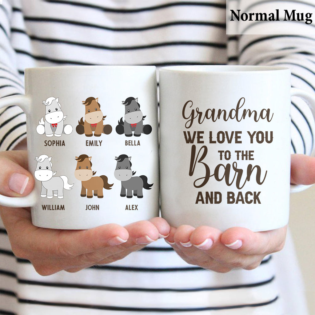 Daddy's Little Ponies – Pferdegeschenk für Papa, Opa, Ehemann, ihn – Personalisierte Tasse