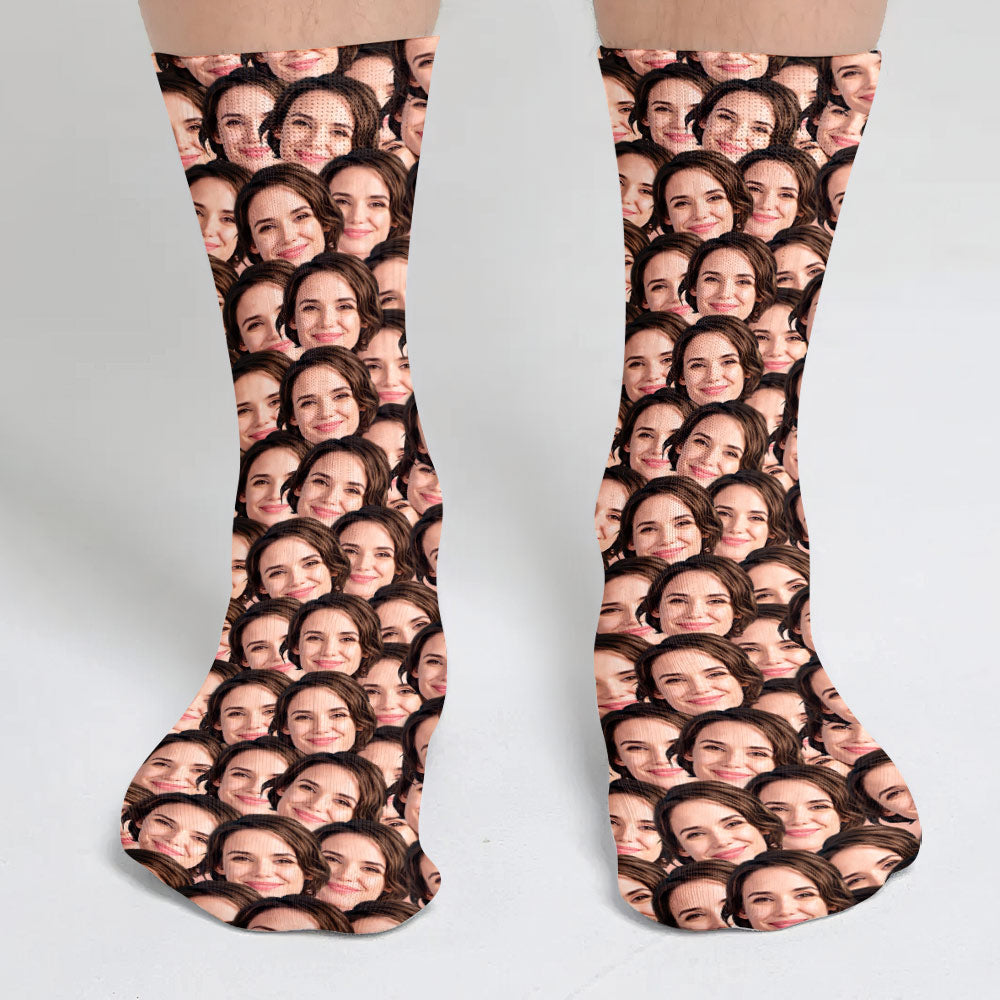 Individuell bedruckte Socken für Mütter – Personalisierte Socken