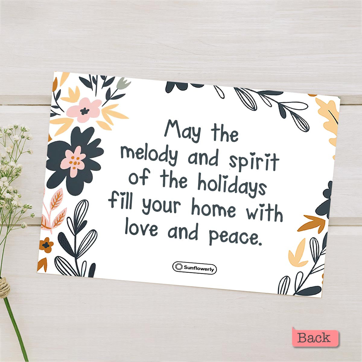 Ich liebe dich / Danke - Personalisierte Grußkarte