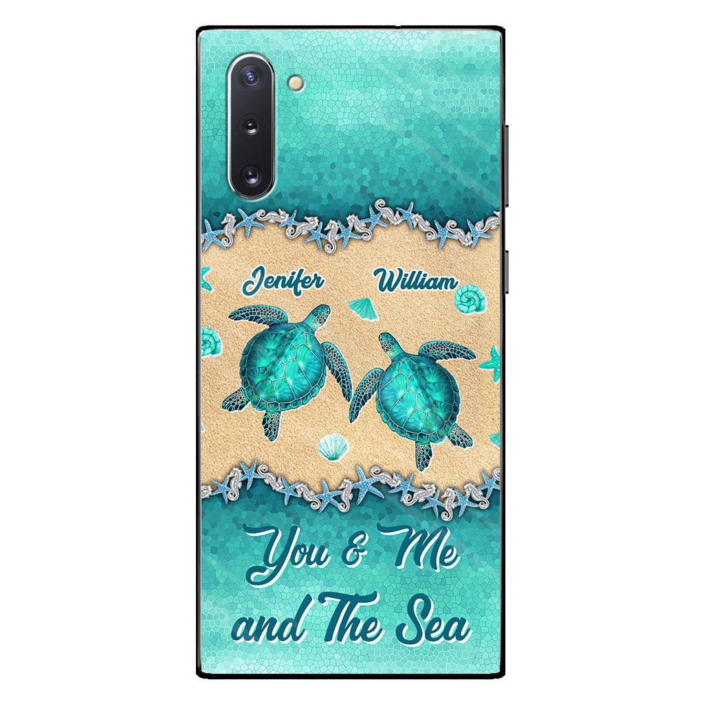 Salty Lil' Beach - Personalized Turtle Phone Case