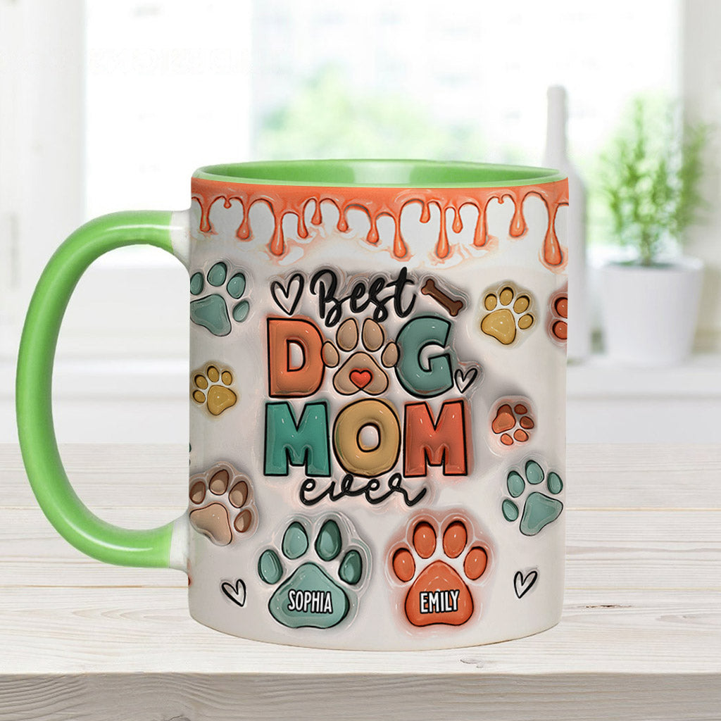 Die beste Hundemama aller Zeiten – personalisierte Tasse mit Hundemotiv